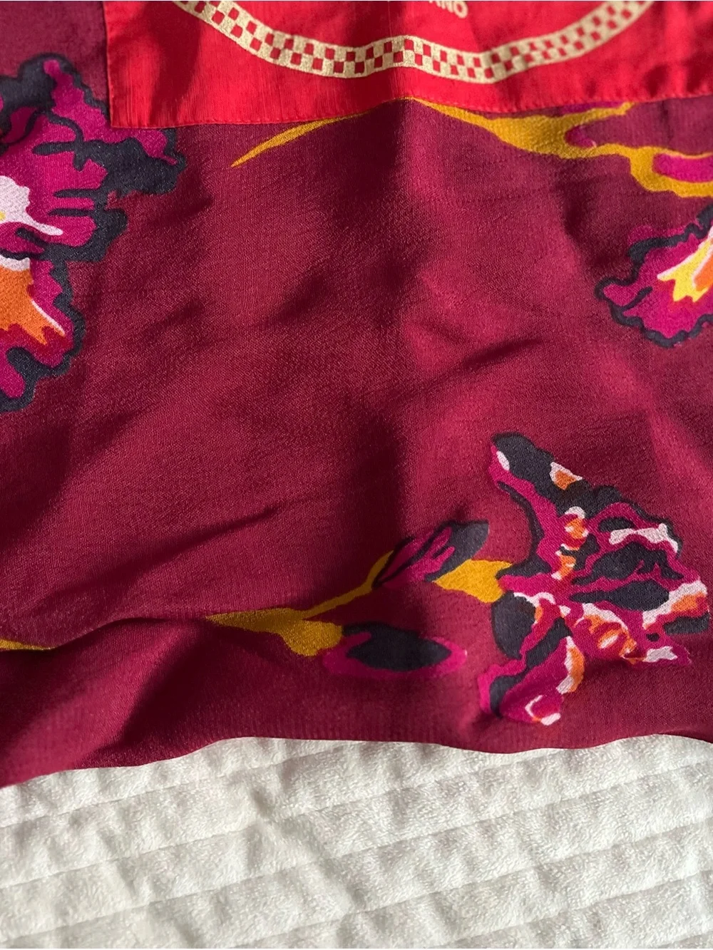 Lisa Corti Milano Silk Floral Carrier Bag